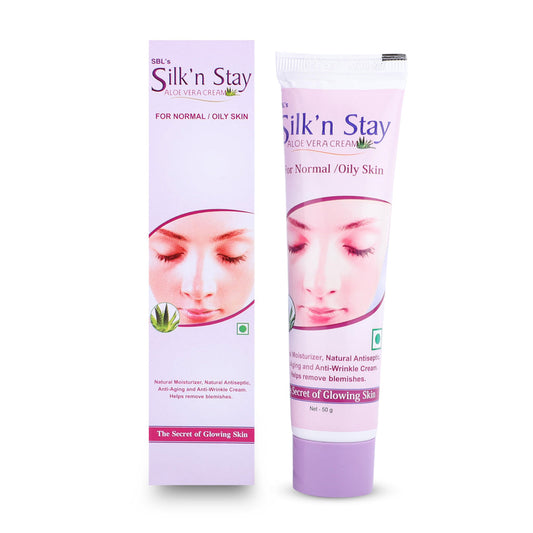 Silk 'n Stay Aloe Vera Cream (For Normal/Oily skin)